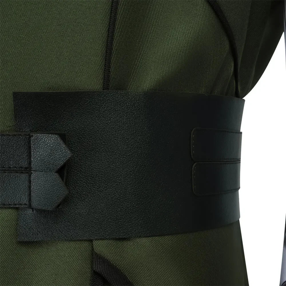 Doctor Doom Cosplay Costume | Green Vest Jumpsuit with Cape Set Cosplay Costumes - The Eezee Shop