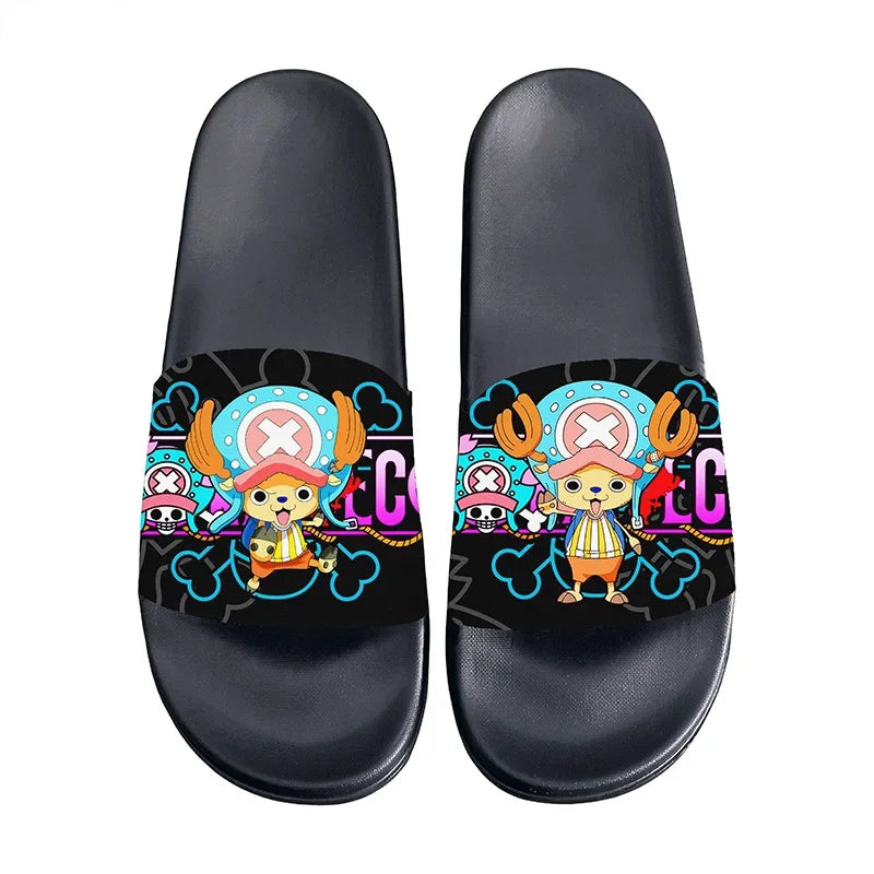 One Piece Couples Slippers | Non-Slip EVA Bathroom & Home Shoes Slippers & Sandals - The Eezee Shop