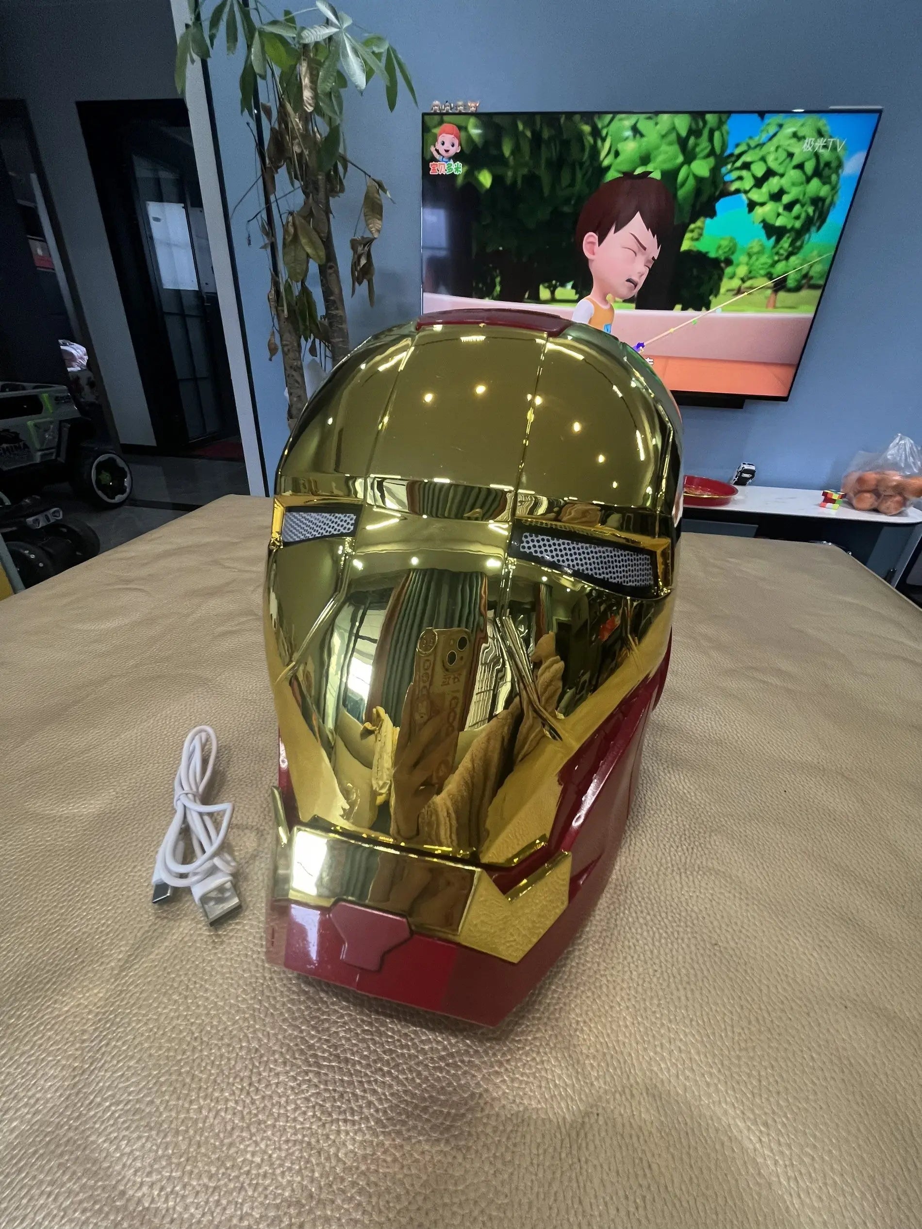 Iron Man 1:1 Voice-Controlled Helmet | Wearable Display Mask Cosplay Masks & Helmets - The Eezee Shop