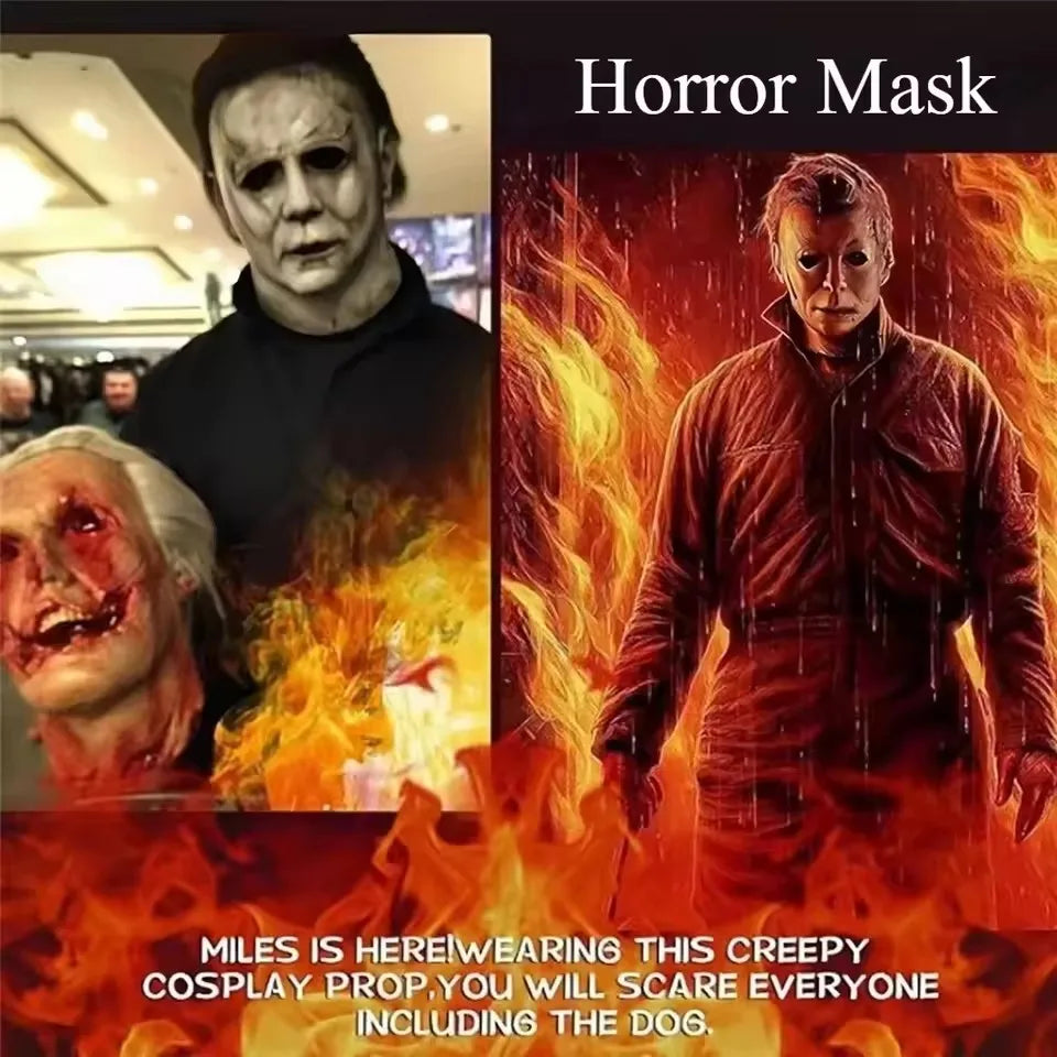 Burned Michael Myers Mask | Scary Full Head Latex Killer Mask Halloween Masks - The Eezee Shop