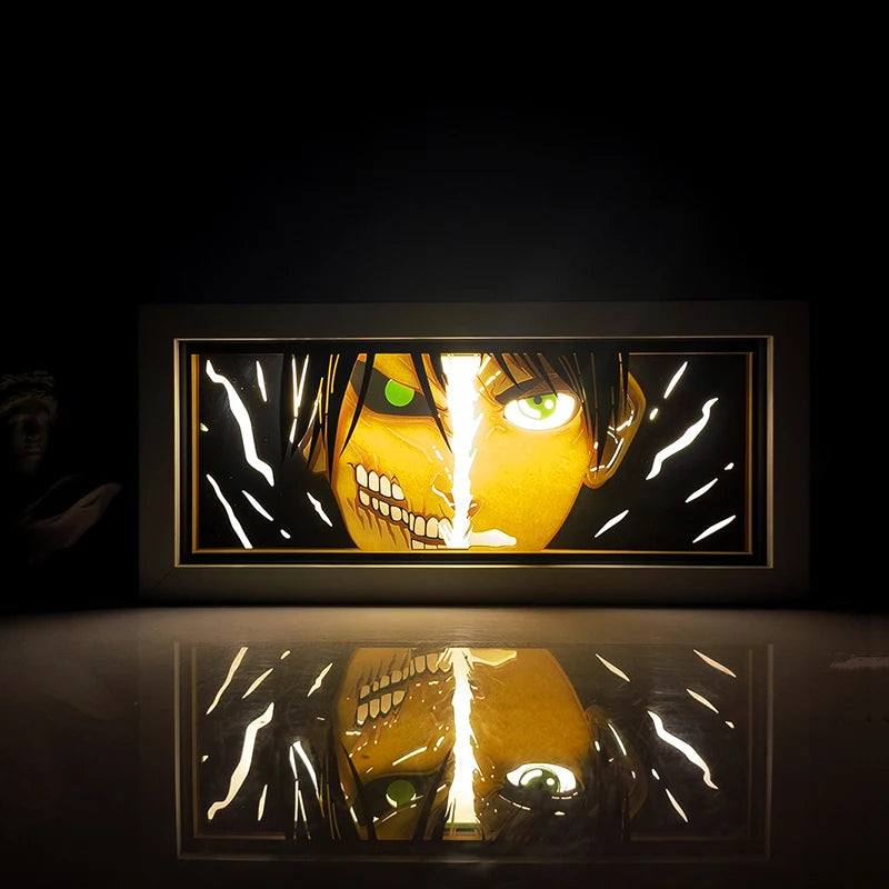 Anime Paper-Cut Light Box | Remote Control Color Night Light Lamps & Night Lights - The Eezee Shop