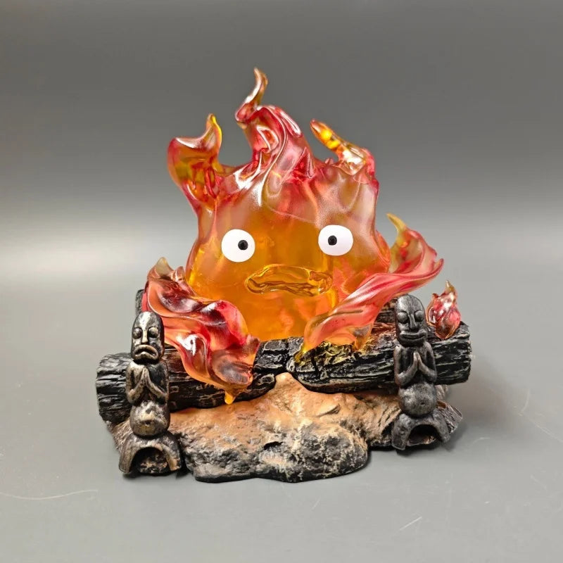 Calcifer Breathing Night Light | Fire Demon Desktop Lamp Lamps & Night Lights - The Eezee Shop