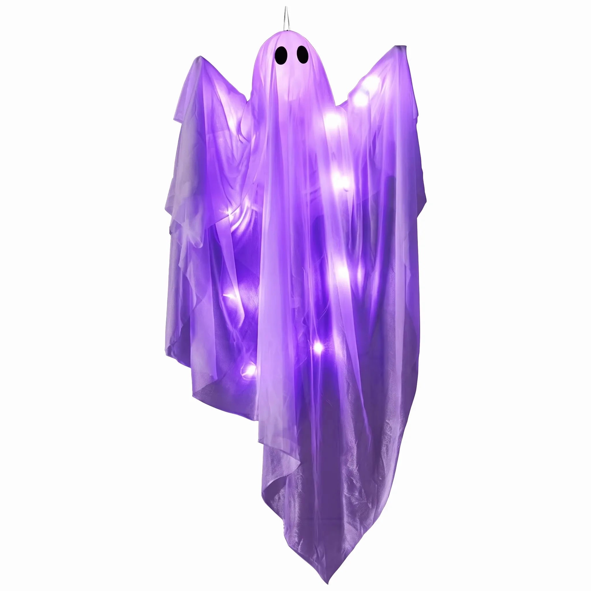 47" Swinging Ghost with LED Lights | Outdoor Halloween Decoration Outdoor Halloween Decorations - The Eezee Shop
