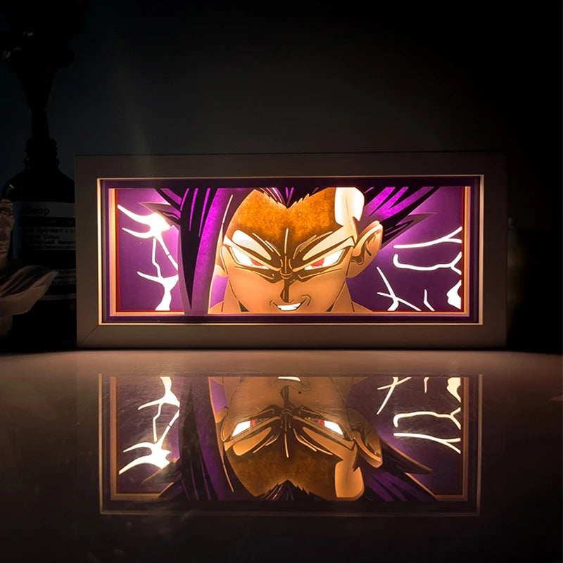 Anime Paper-Cut Light Box | Remote Control Color Night Light Lamps & Night Lights - The Eezee Shop