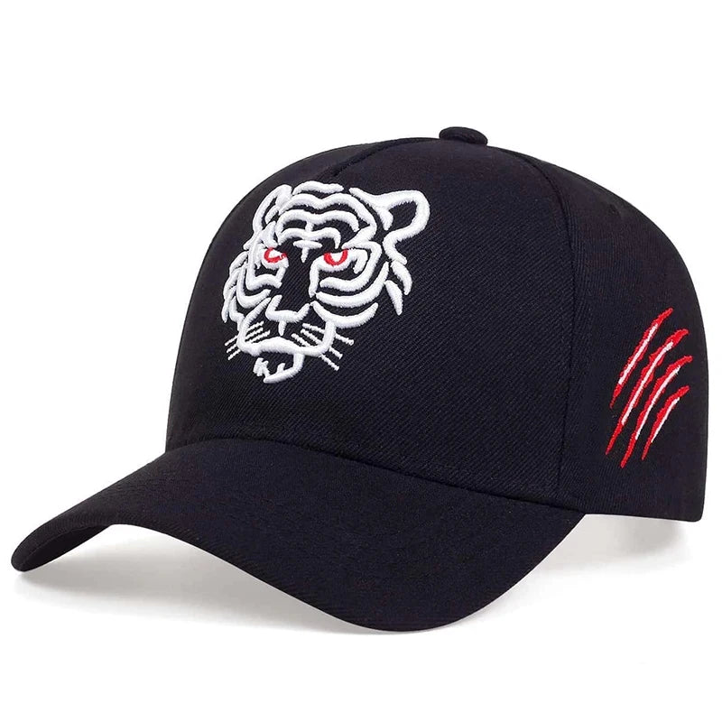 Tiger Embroidered Baseball Cap | Unisex Adjustable Casual Hat Hats & Beanies - The Eezee Shop