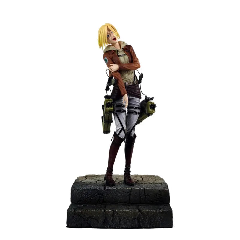 28cm Anime Attack On Titan Annie Leonhart Pvc Action Figures Window Other - The Eezee Shop