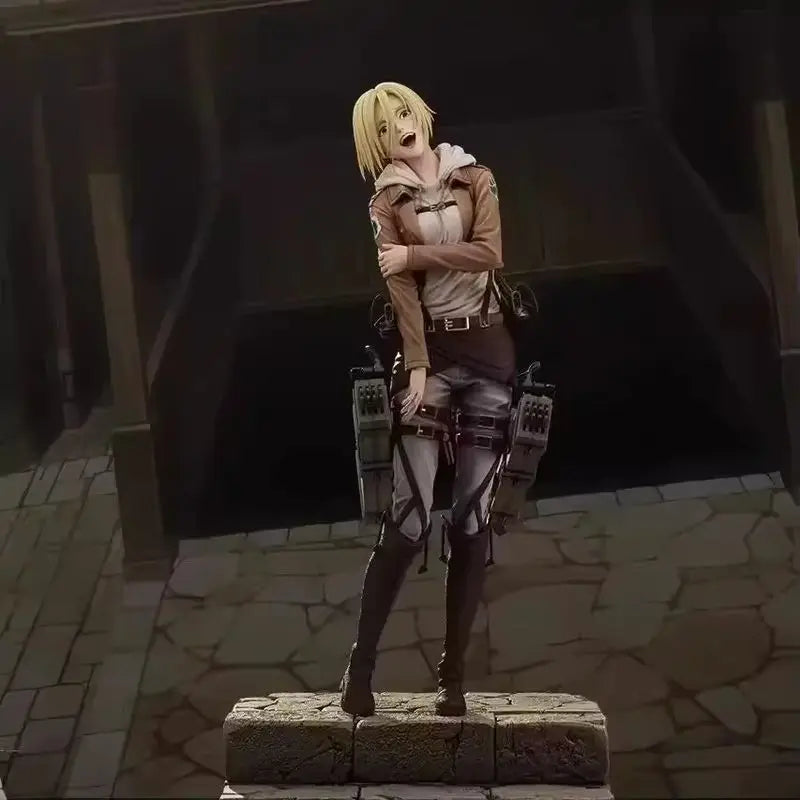 28cm Anime Attack On Titan Annie Leonhart Pvc Action Figures Window Other - The Eezee Shop