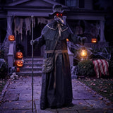 74.8" Animatronic Ghost Doctor | Sound-Activated Halloween Prop Outdoor Halloween Decorations - The Eezee Shop