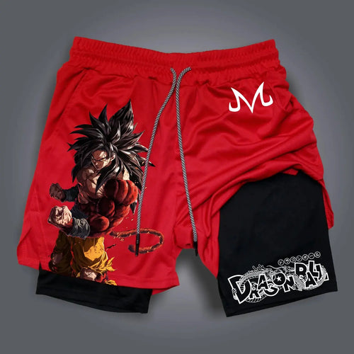 Dragon Ball Super Licensed Shorts 2026 - Japanese Anime Breathable Quick-Dry Beach Pants, Retro Y2K Hip Hop Style performance shorts - The Eezee Shop