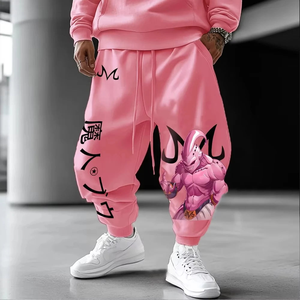 Broly Jogger Pants | Dragon Ball Y2K Anime Sweatpants Joggers & Pants - The Eezee Shop
