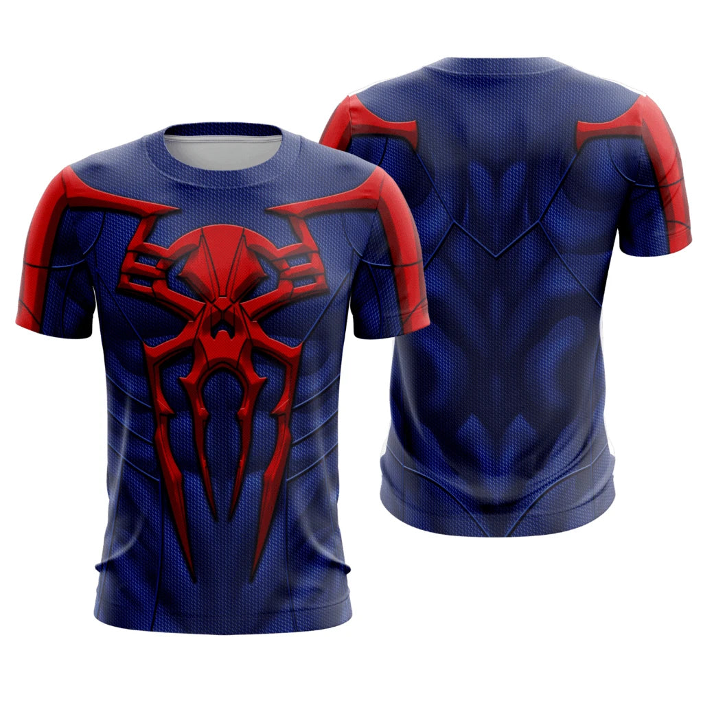 Spider Hero Family Matching Sports Top | Breathable Fitness Tee Gym & Compression Wear - The Eezee Shop