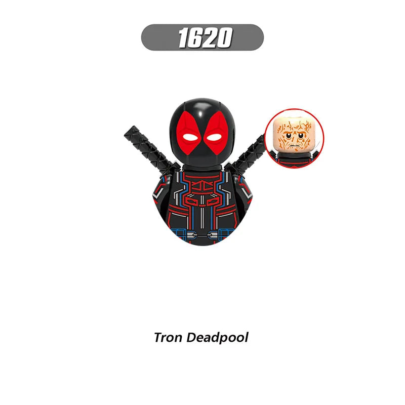 Deadpool Mini Building Block Figures | DIY Brick Toy Set Building Block Sets - The Eezee Shop