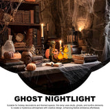 Skeleton & Ghost Campfire Night Lamp | Flickering Halloween Light Lamps & Night Lights - The Eezee Shop