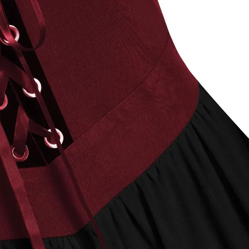 Women's Medieval Witch Dress | Butterfly Sleeve Halloween Costume Halloween Costumes - The Eezee Shop