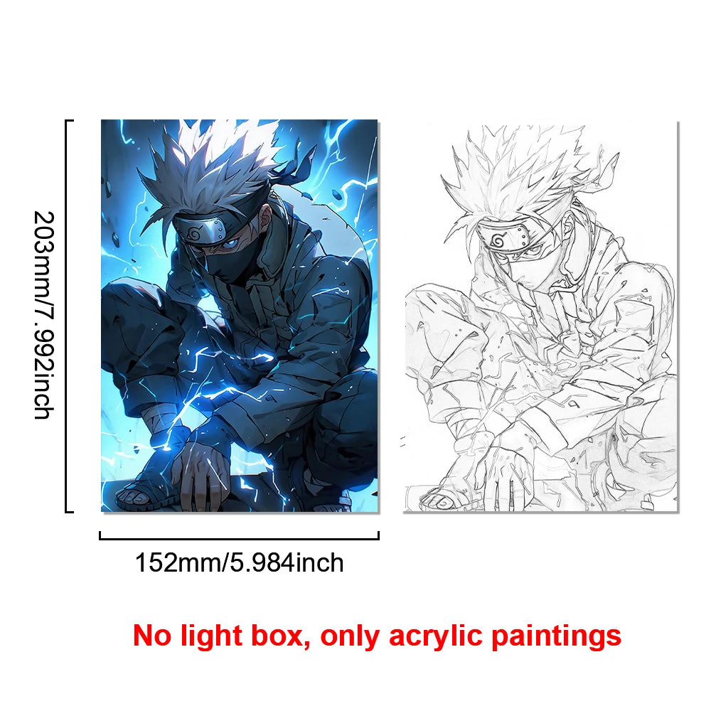 Naruto Light Painting LED Frame | Anime Night Light Wall Decor Lamps & Night Lights - The Eezee Shop
