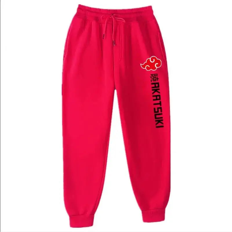 Akatsuki Fleece Jogging Pants | Naruto Hip Hop Sweatpants Joggers & Pants - The Eezee Shop