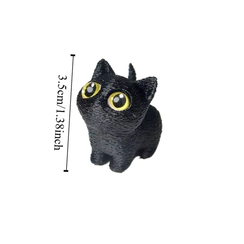 3D Printed Halloween Cat Figurine | Anime Style Ornament Halloween Figurines - The Eezee Shop