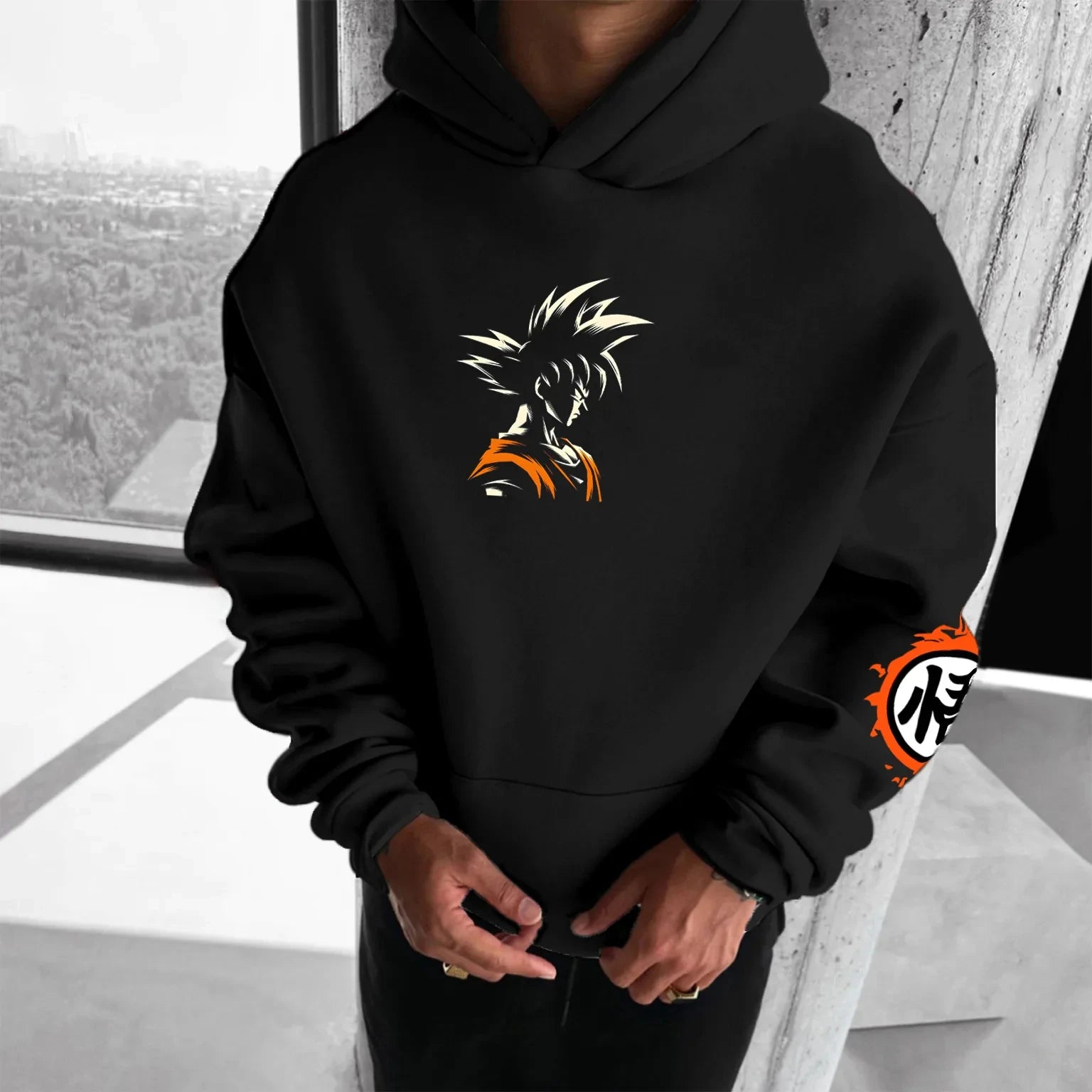 Dragon Ball Hooded Sweater | Loose Unisex Anime Hoodie Hoodies & Sweatshirts - The Eezee Shop