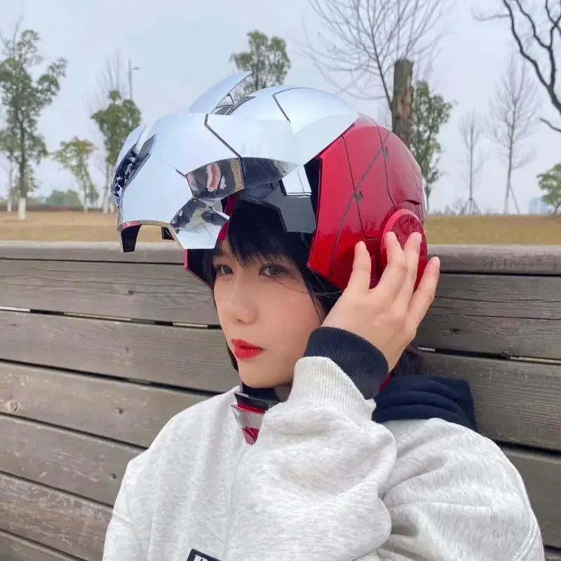 Iron Man Electric Helmet | 1:1 Auto Open & Close Wearable Mask Cosplay Masks & Helmets - The Eezee Shop