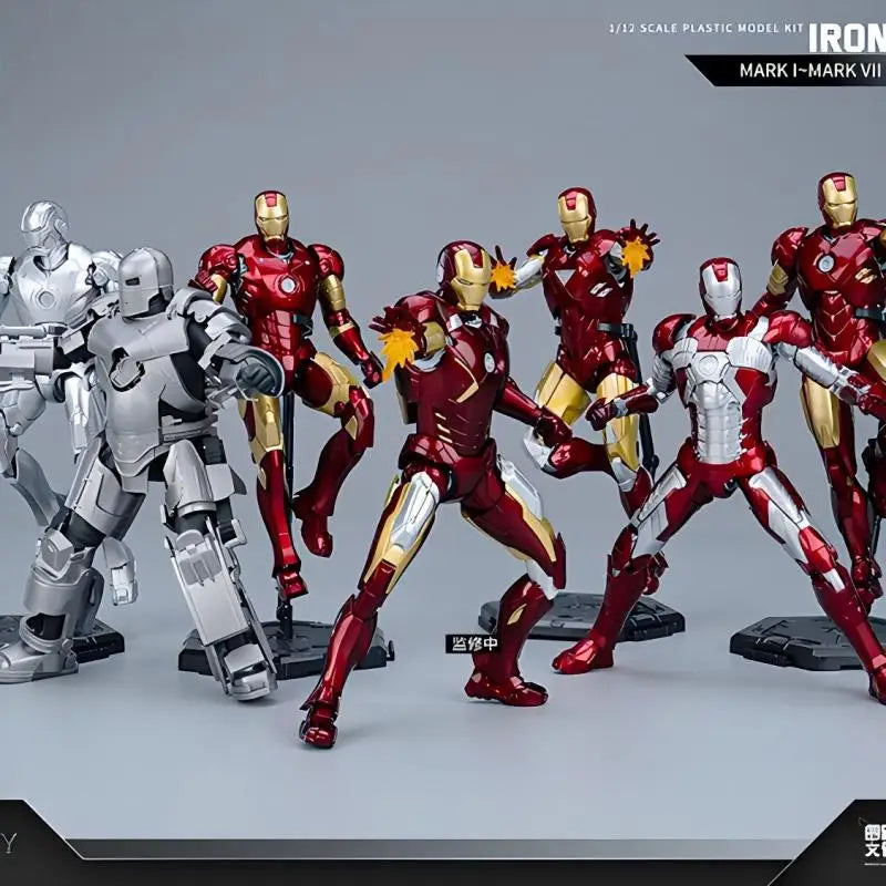 Iron Man MK45 Model Kit | 1/12 Infinity Saga Poseable Figure Collectible Figures - The Eezee Shop