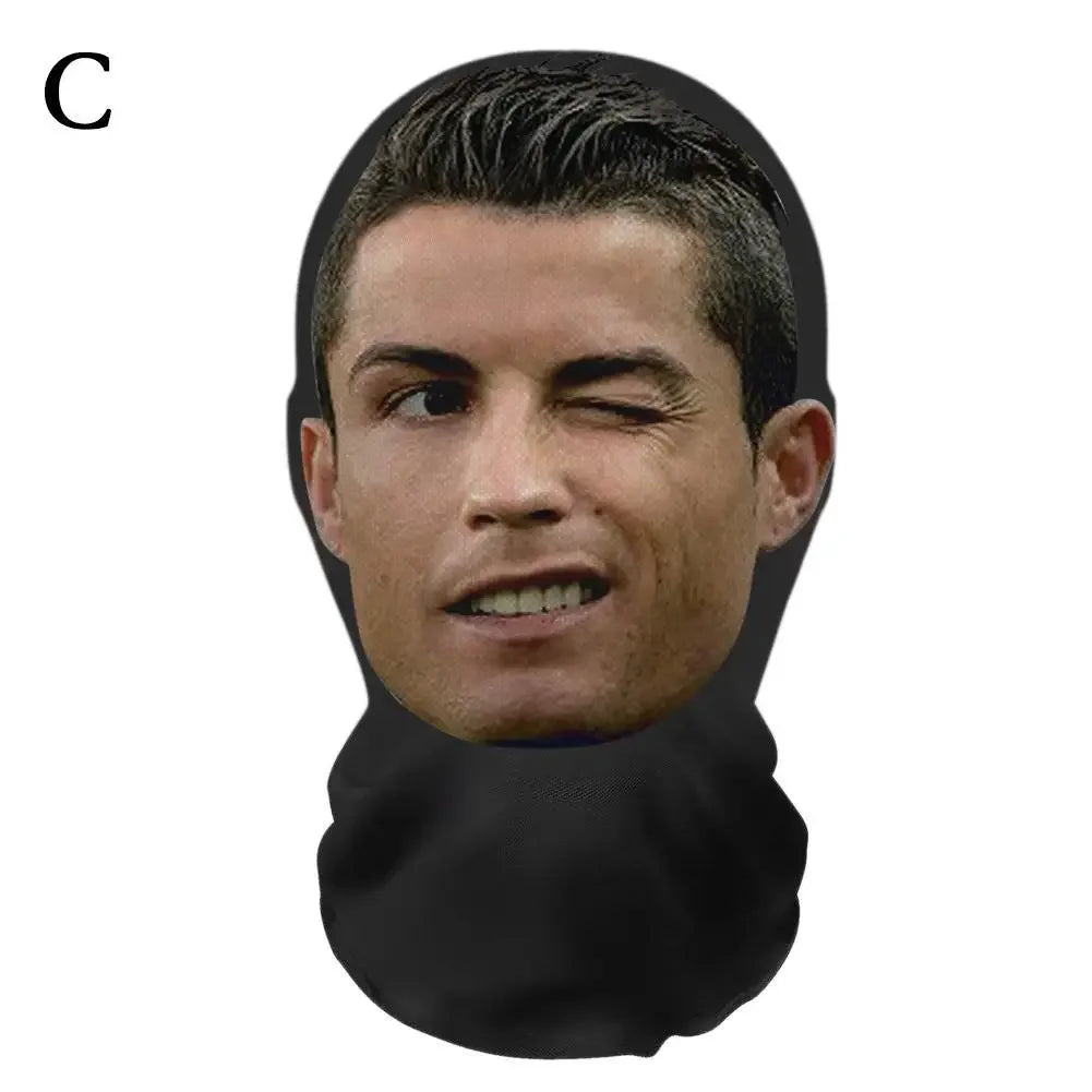 Printed Face Balaclava Mask | Novelty Full Face Halloween Mask Halloween Masks - The Eezee Shop