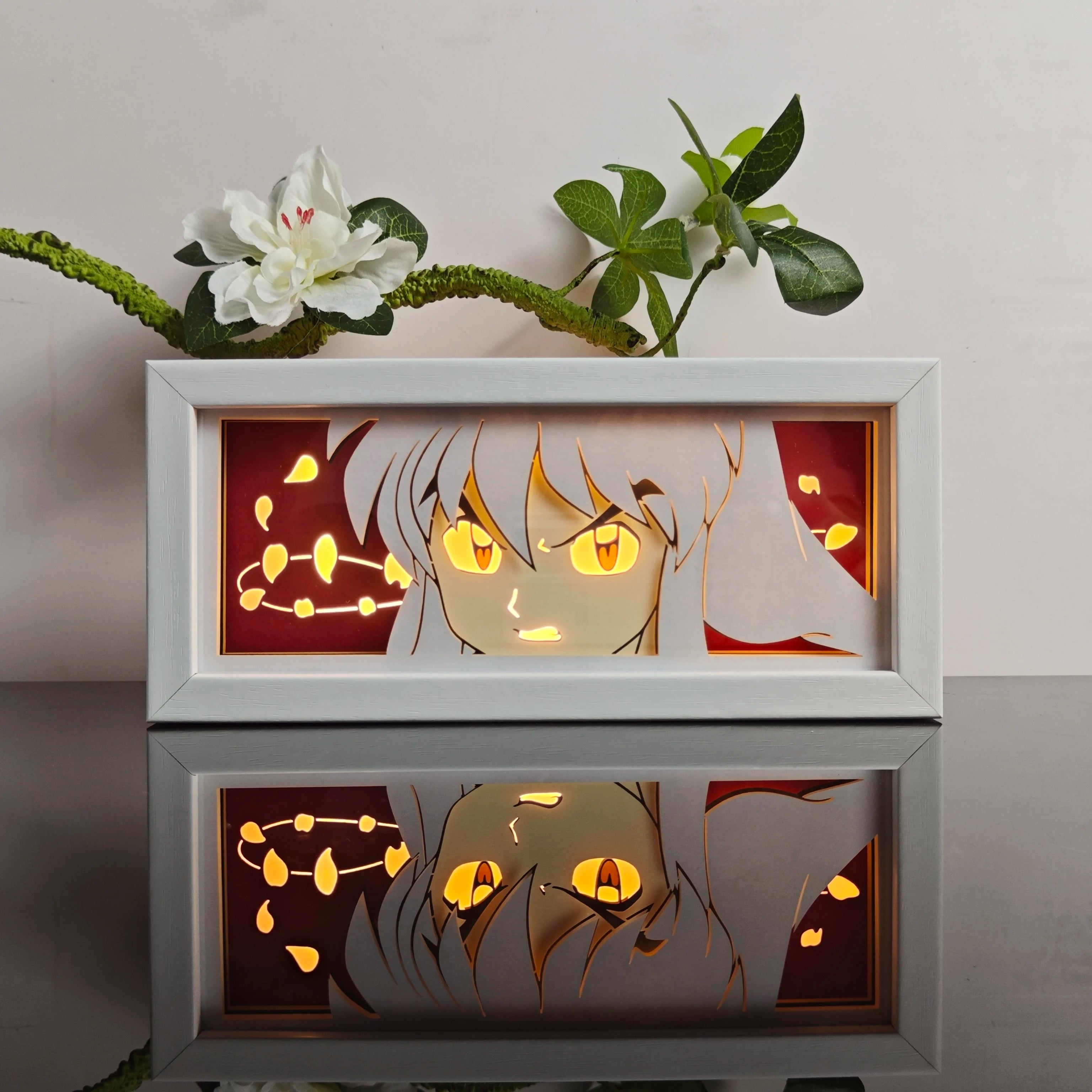 Anime Paper Carved Lamp | 3D LED Color Light Box Lamps & Night Lights - The Eezee Shop