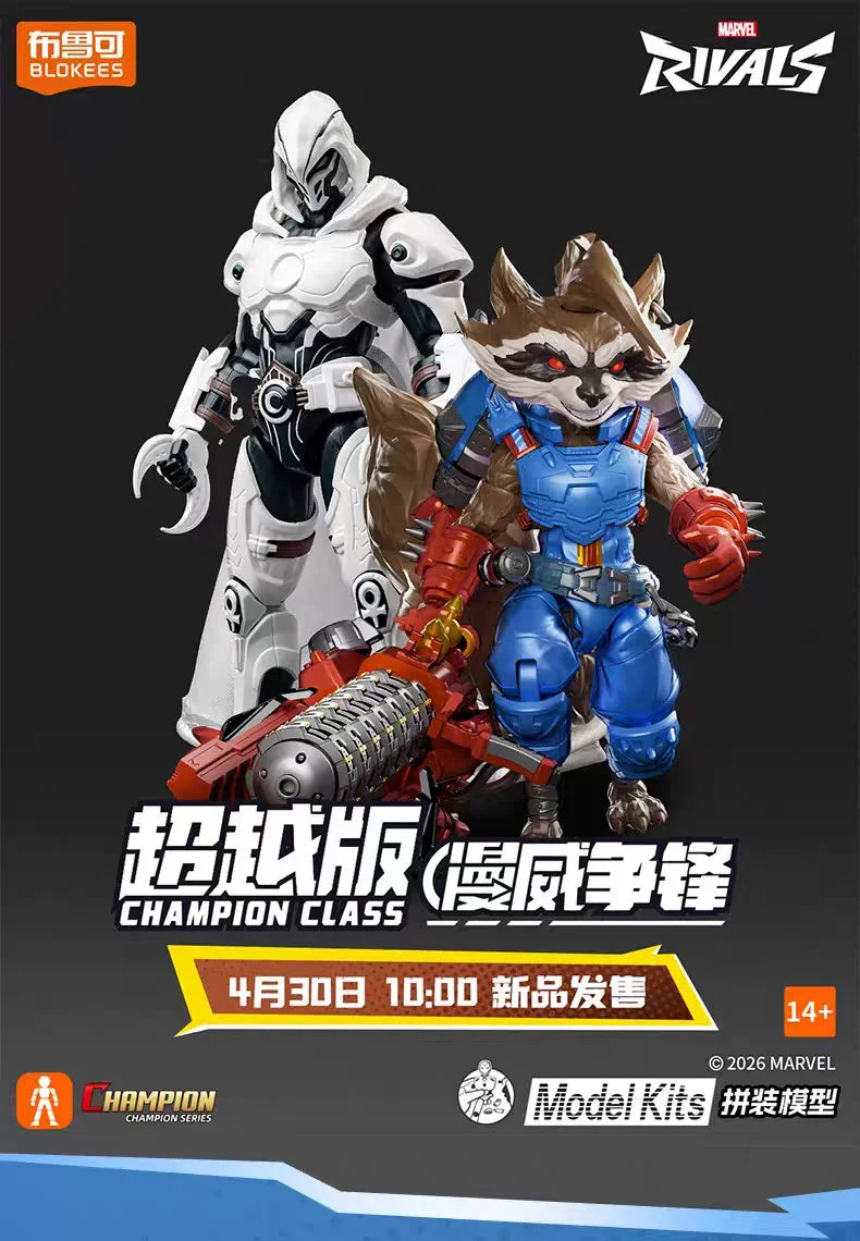 Marvel Rivals Rocket Raccoon & Moon Knight Building Blocks Building Block Sets - The Eezee Shop