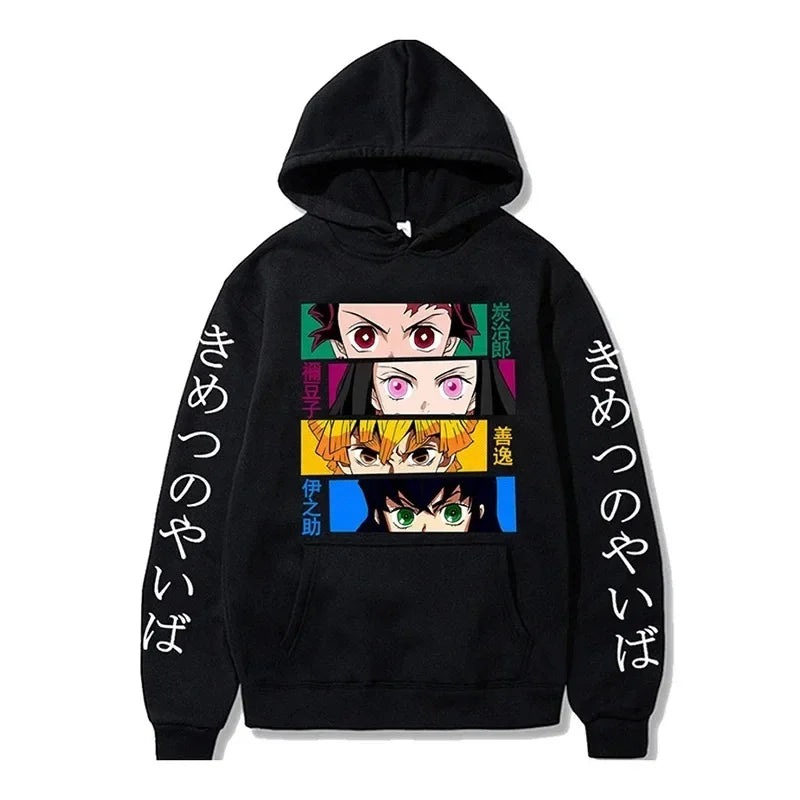 Nezuko Plus Size Hoodie | Women's Demon Slayer Sweatshirt Hoodies & Sweatshirts - The Eezee Shop