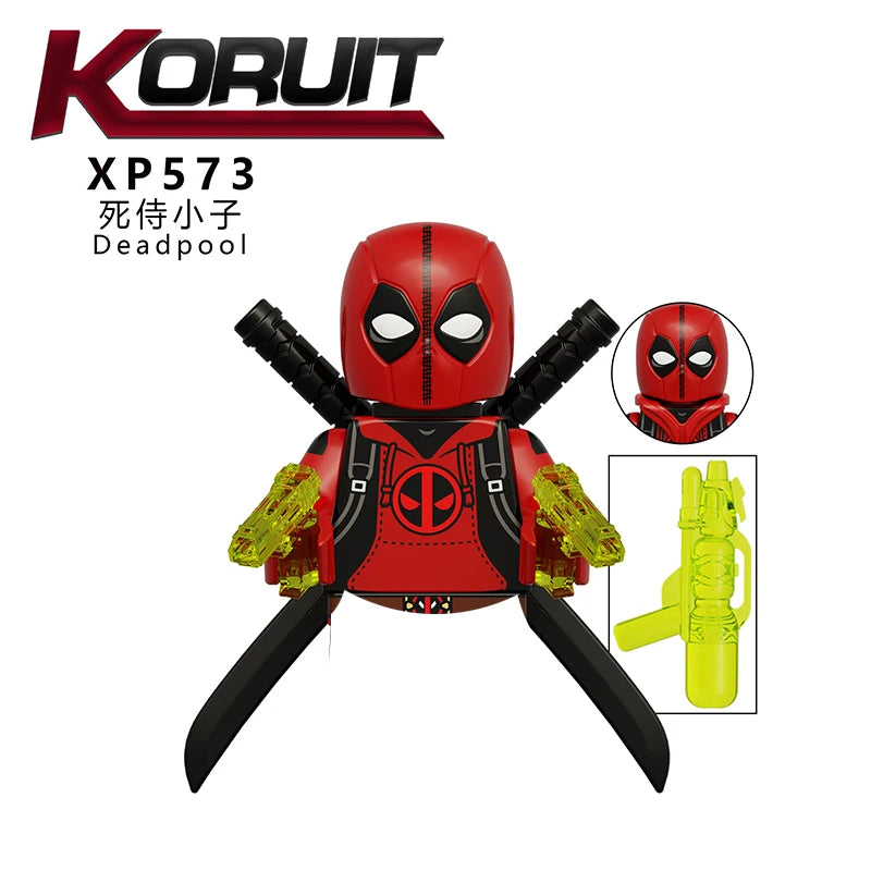 Deadpool Mini Building Block Figures | DIY Brick Toy Set Building Block Sets - The Eezee Shop