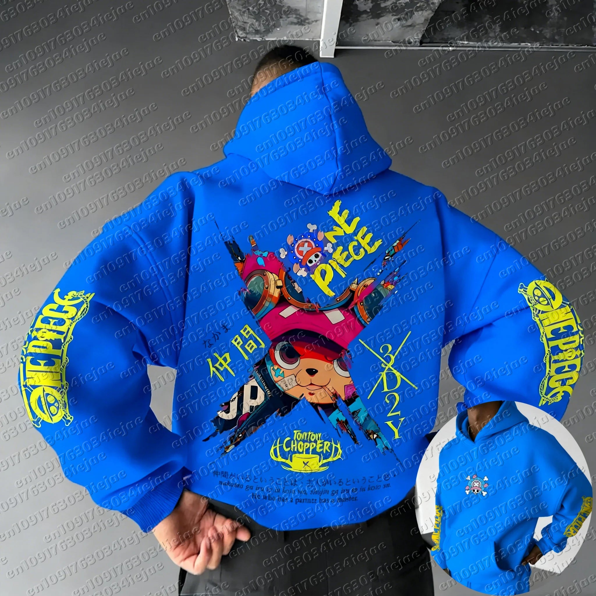 Kids Tony Tony Chopper Hoodie | One Piece Parent-Child Sweater Hoodies & Sweatshirts - The Eezee Shop