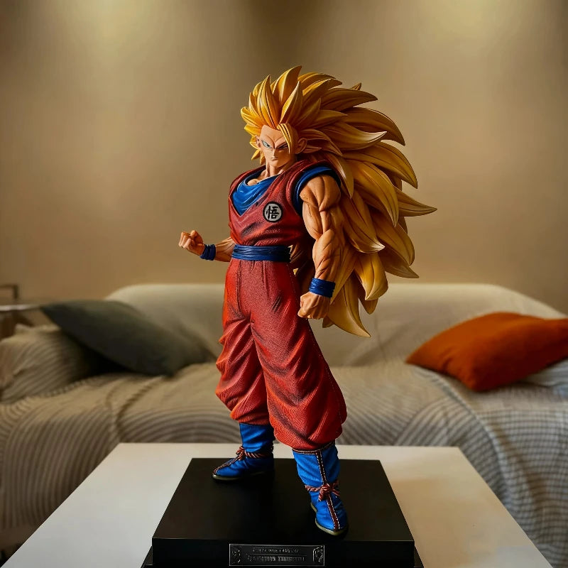 Super Saiyan 3 Goku 54cm Statue | Large Dragon Ball Figure Collectible Figures - The Eezee Shop