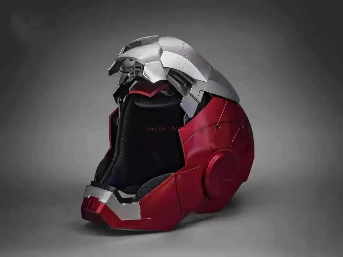 Black Iron Man Mk5 Helmet | Voice-Activated Wearable Helmet Cosplay Masks & Helmets - The Eezee Shop