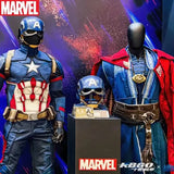 Captain America 1:1 Wearable Helmet | Avengers Display Mask Cosplay Masks & Helmets - The Eezee Shop
