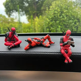 Sitting Deadpool Car Figure | Mini Interior Pendant Decor Car Accessories - The Eezee Shop