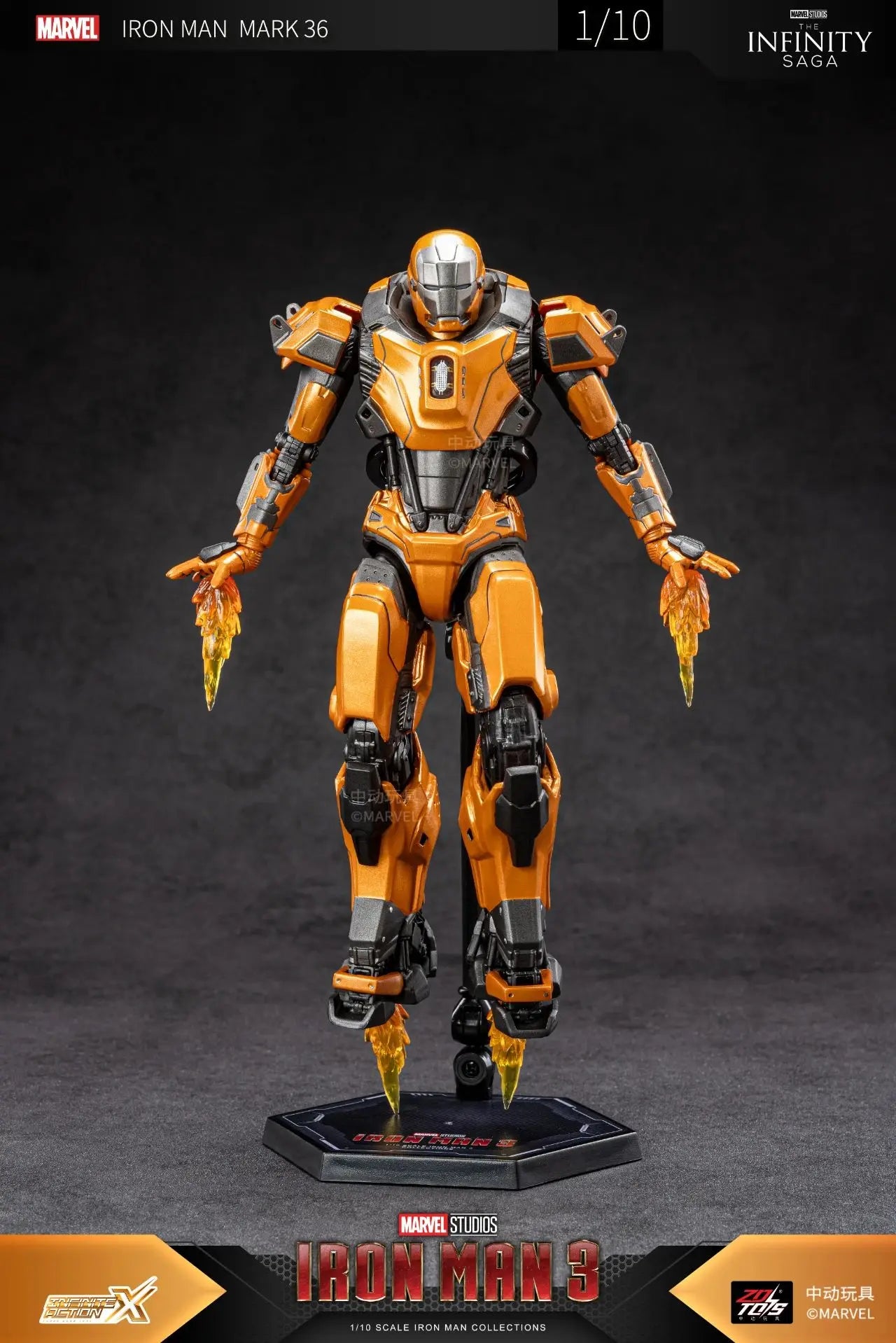Iron Man Mark 35 Red Snapper Figure | Tony Stark Collectible Collectible Figures - The Eezee Shop