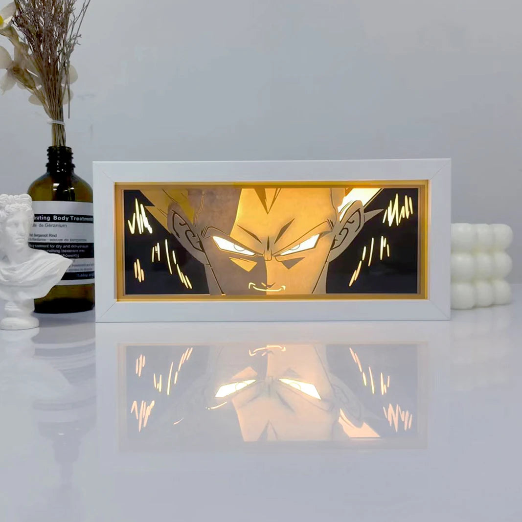 Roronoa Zoro Paper-Cut Shadow Box | Remote Color Night Light Lamps & Night Lights - The Eezee Shop