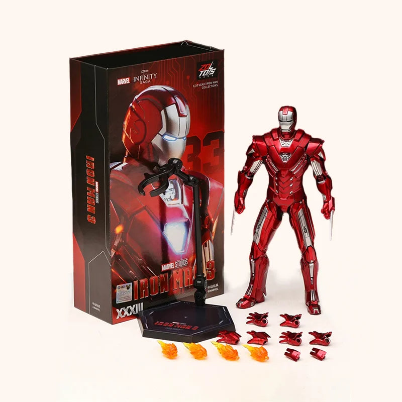 Iron Man Mark 35 Red Snapper Figure | Tony Stark Collectible Collectible Figures - The Eezee Shop