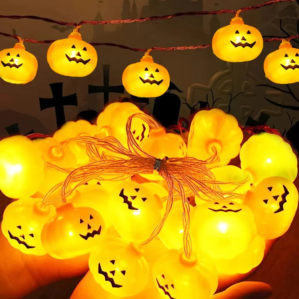 Pumpkin Fairy String Lights | Waterproof Battery Halloween Lights Halloween Lights - The Eezee Shop