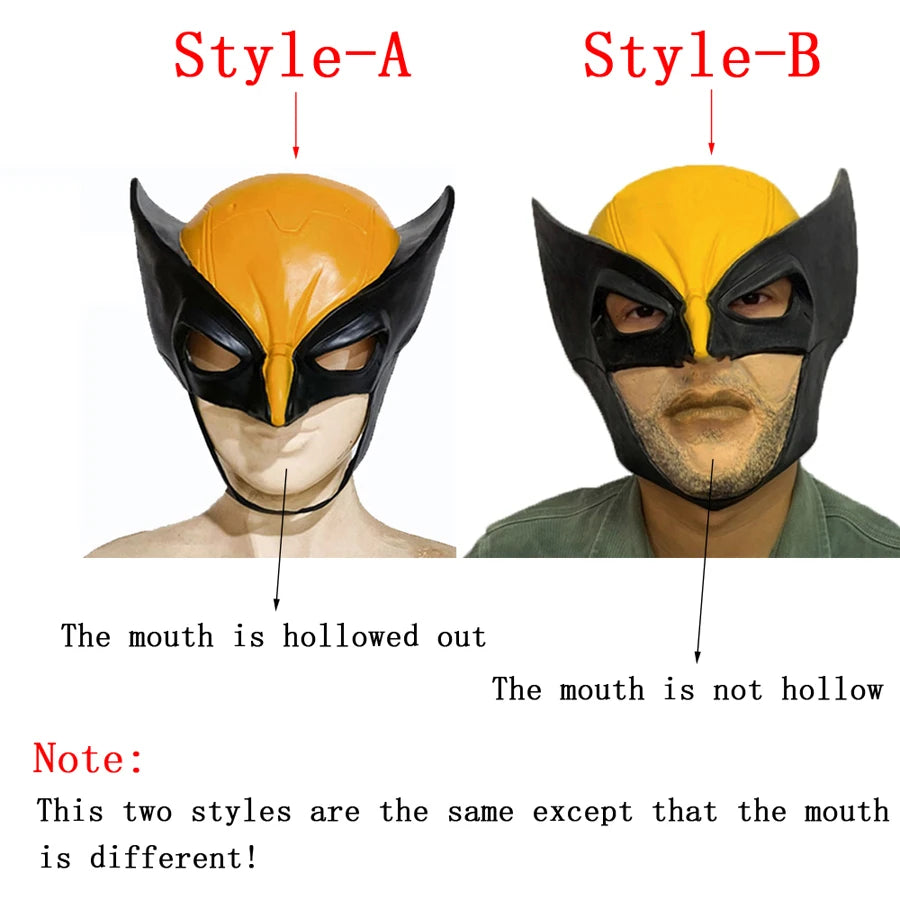 Wolverine Full Face Helmet Mask | Logan Halloween Cosplay Cosplay Masks & Helmets - The Eezee Shop