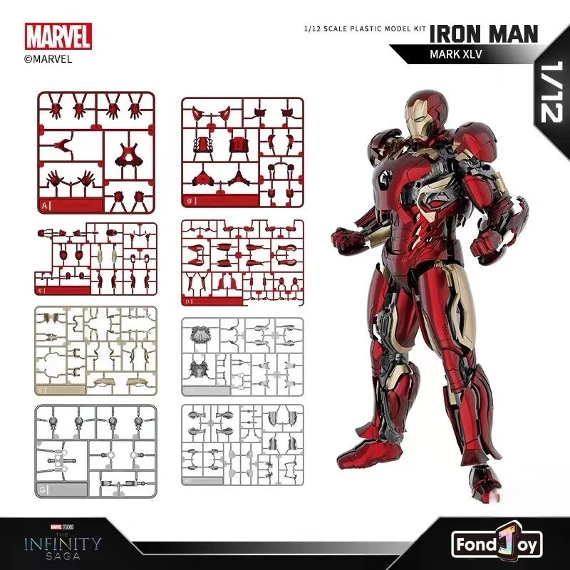 Iron Man MK45 Model Kit | 1/12 Infinity Saga Poseable Figure Collectible Figures - The Eezee Shop