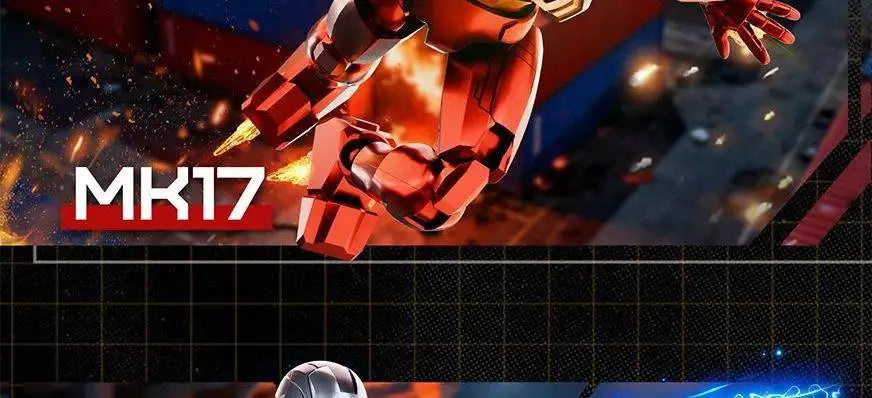 Iron Man Mark 17-24 Model Kit | DIY Armor Action Figure Collectible Figures - The Eezee Shop