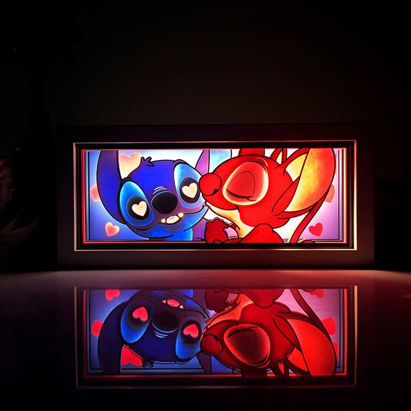 Anime Paper-Cut Light Box | Remote Control Color Night Light Lamps & Night Lights - The Eezee Shop