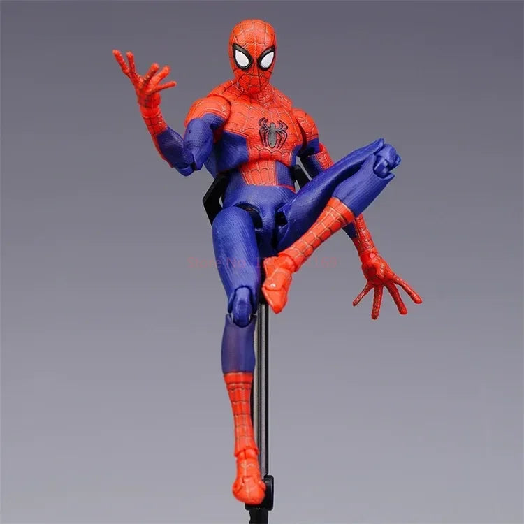 Spider-Verse Miles Morales Figure | PVC Collectible Statue Collectible Figures - The Eezee Shop