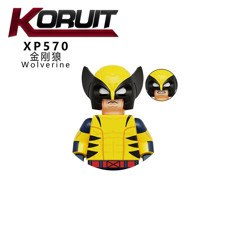 Deadpool Mini Building Block Figures | DIY Brick Toy Set Building Block Sets - The Eezee Shop