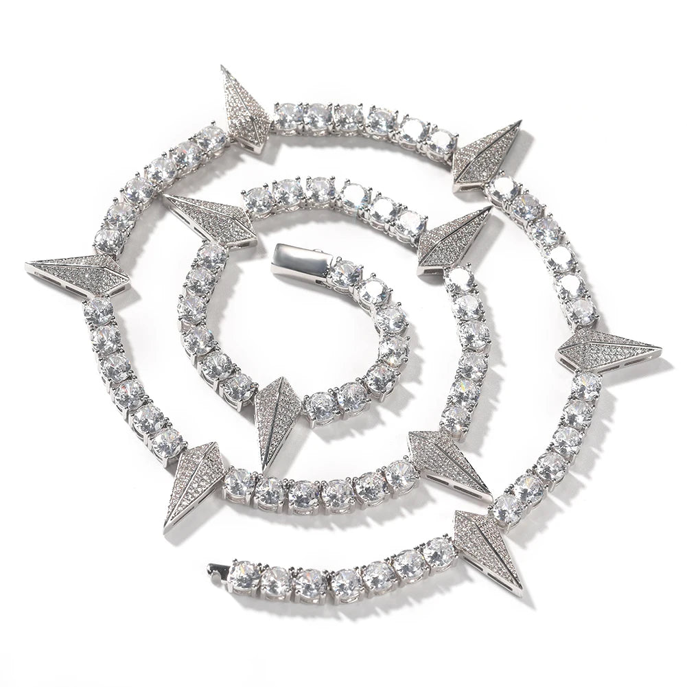 Black Panther Tennis Chain Necklace | Iced Out 5mm CZ Chain Jewelry - The Eezee Shop