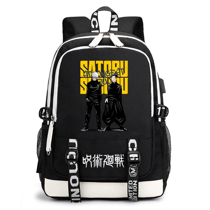 Jujutsu Kaisen Bookbag | Lightweight Casual School Backpack Backpacks - The Eezee Shop