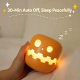Halloween Pumpkin Night Light USB LED Timed Atmosphere Lamp Lamp - The Eezee Shop