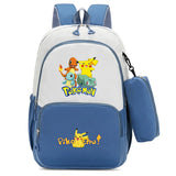 Anime Figure Print Backpack | Large Capacity Bag with Pencil Case Backpacks - The Eezee Shop