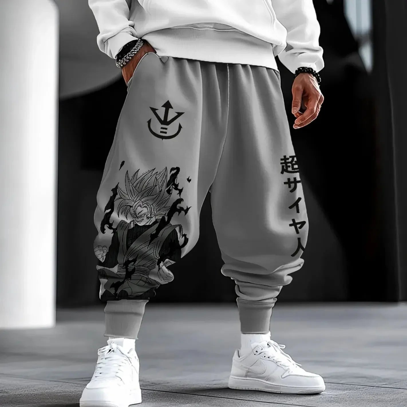 Dragon Ball Z Y2K Joggers | Men's Anime Streetwear Trousers Joggers & Pants - The Eezee Shop