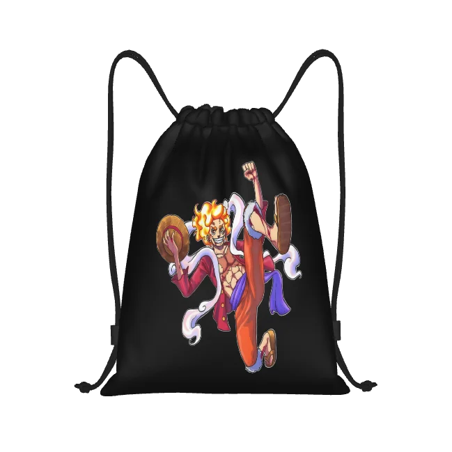 One Piece Drawstring Bag | Waterproof Luffy & Zoro Gym Sack Bags - The Eezee Shop